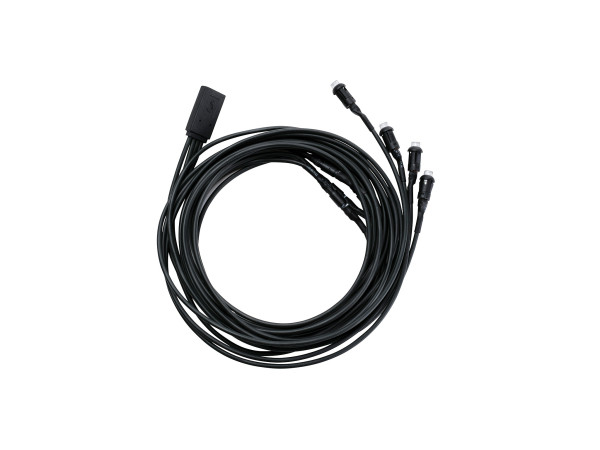 Ochno Switch, 4 LED buttons, 1.5m, BLACK