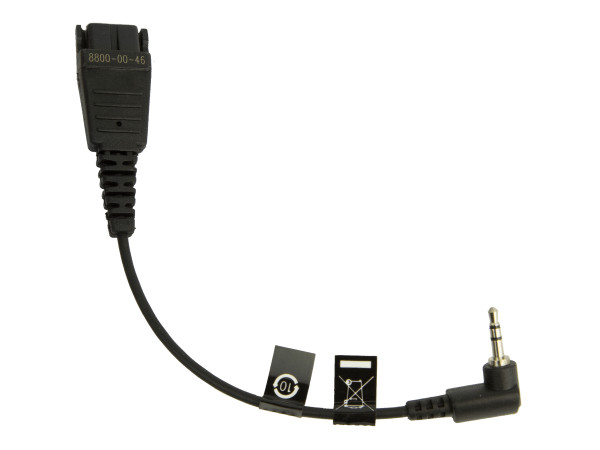 Jabra QD Cord to 2,5mm pin plug, e.g....