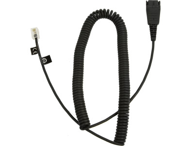 Jabra QD to RJ10, coiled,...