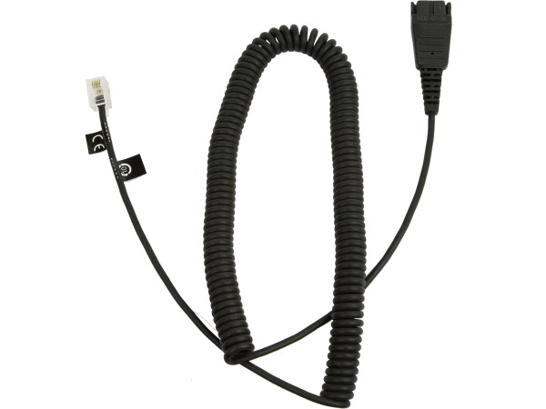 Jabra QD to RJ10, coiled, 0,5-2 m,...