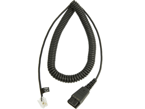 Jabra QD Cord to RJ9, for Nortel
