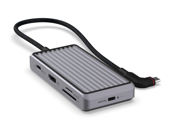 UNISYNK 8 Port USB-C Hub V2 4K60Hz...