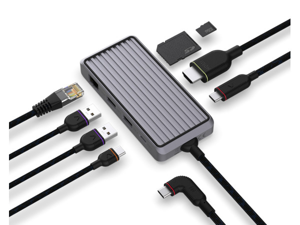UNISYNK 8 Port USB-C Hub V2 4K60Hz...