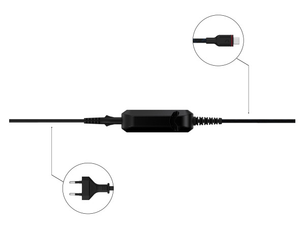 Unisynk USB-C Laptop Charger EU 65W... Unisynk USB-C Laptop Charger EU 65W...