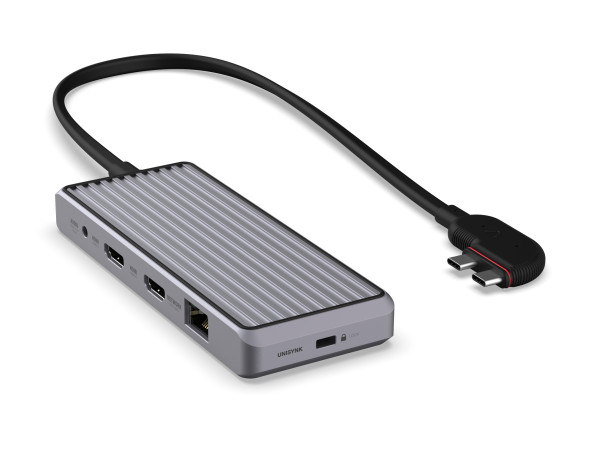 UNISYNK USB-C 10 Port Dual Screen...