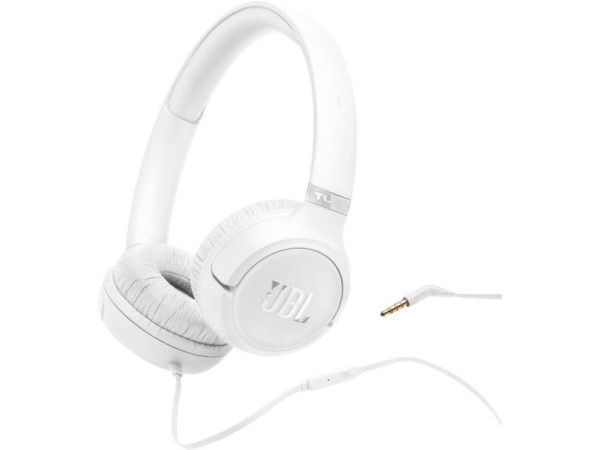 JBL Tune 530 Wired, White