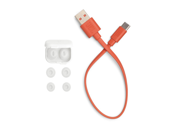 JBL Tune Flex 2 Ghost Edition, White