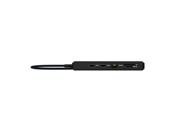 Unisynk 12 port USB-C Hub 8K 100W Black
